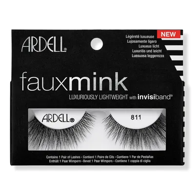 Ardell Faux Mink #811 False Eyelash, Lightweight with Invisiband