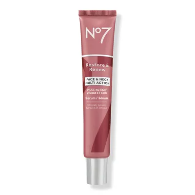 No7 Restore & Renew Face & Neck Multi Action Serum