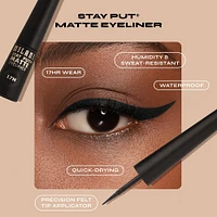 Stay Put Matte 17HR Wear Liquid Eyeliner