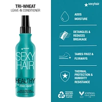 Healthy Sexy Hair Tri-Wheat Leave In Conditioner - 8.5 oz