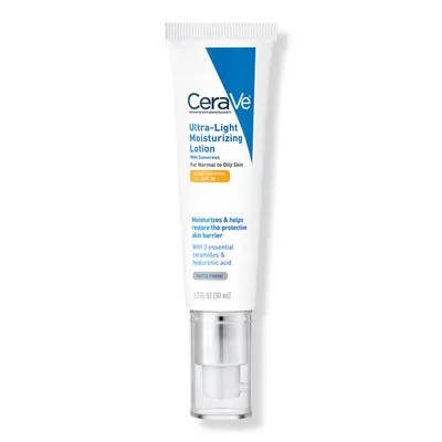 CeraVe Ultra-Light Moisturizing Lotion with SPF 30 for Balanced to Oily Skin