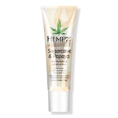 Hempz Sugarcane & Papaya Exfoliating Herbal Lip Gloss