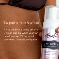 2 HR Express Self Tanning Mousse Dark