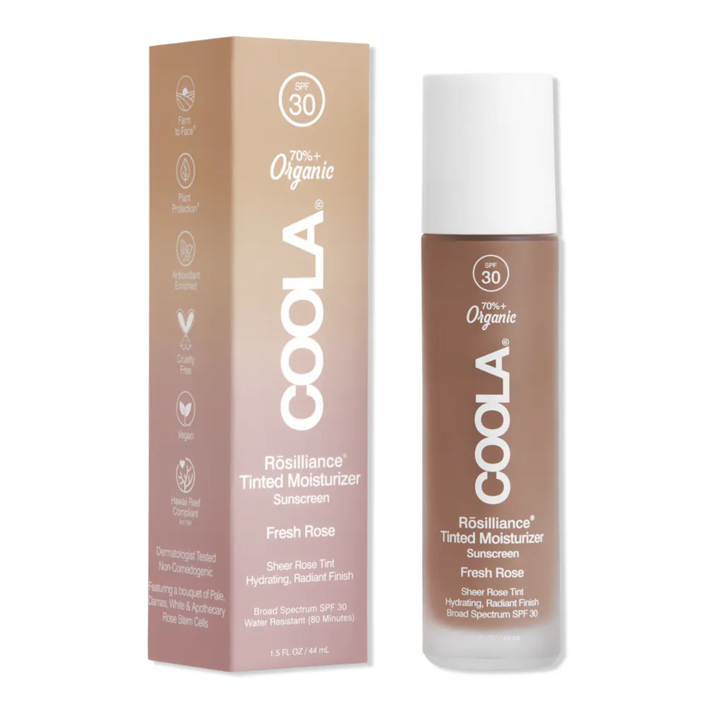 COOLA Rosilliance Tinted Moisturizer Organic Sunscreen SPF 30