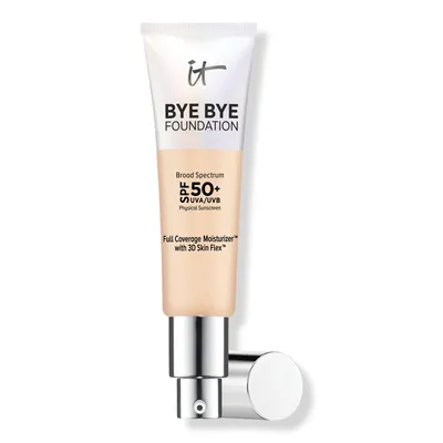 IT Cosmetics Bye Foundation Full Coverage Moisturizer with SPF 50+
