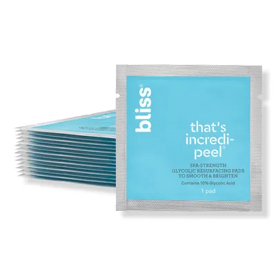 Bliss That's Incredi-Peel Spa-Strength Glycolic Resurfacing Pads