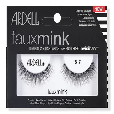 Ardell Faux Mink #817 False Eyelash, Lightweight with Invisiband