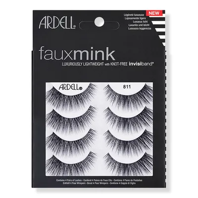 Ardell Lash Faux Mink #811 4 PAIR MultiPACK