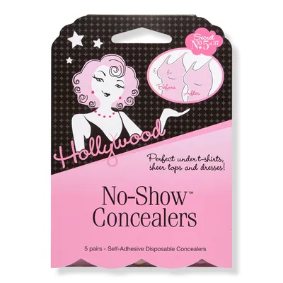 Hollywood Fashion Secrets No-Show Concealers, Self-Adhesive Disposable Nipple Concealers