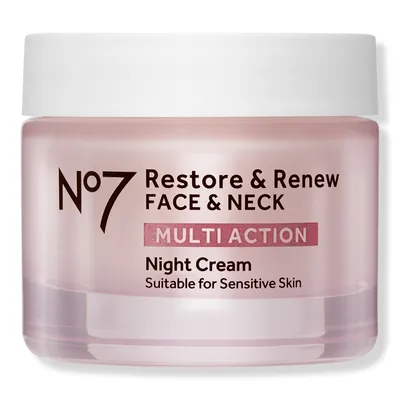 No7 Restore & Renew Face & Neck Multi Action Night Cream