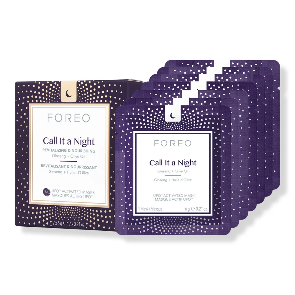 FOREO Call It A Night Revitalizing & Nourishing UFO Activated Sheet Masks