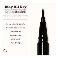 Deluxe Mini Stay All Day Waterproof Liquid Eye Liner - Intense Black