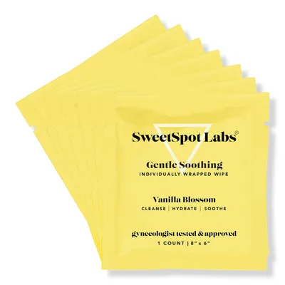 SweetSpot Labs Vanilla Blossom Gentle Soothing Individually Wrapped Wipes