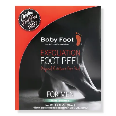Baby Foot Original Exfoliant Foot Peel for Men