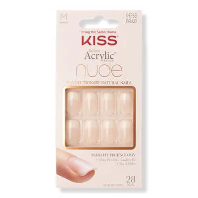 Kiss Salon Acrylic French Nude Nails