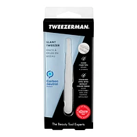 Slant Tweezer - Platinum Silver