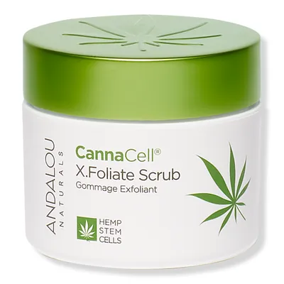 Andalou Naturals CannaCell X.Foliate Scrub with Hemp Stem Cells