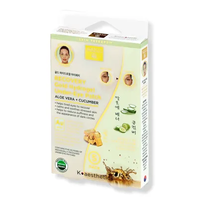 Earth Therapeutics Recovery Gold Hydrogel Under-Eye Patch