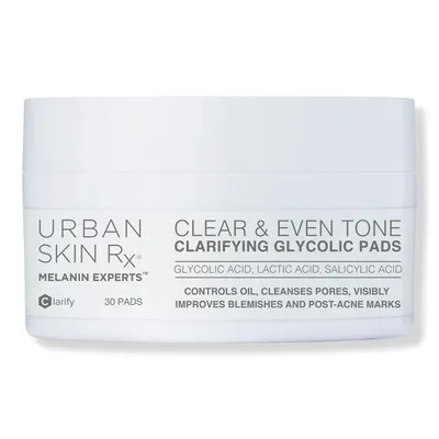 Urban Skin Rx Clear & Even Tone Clarifying Glycolic Pads