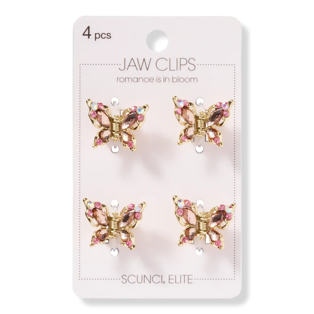 Scunci Mini Stone Jaw Clip Set