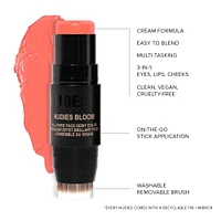 NUDIES BLOOM All Over Dewy Face Color - Tiger Lily Queen