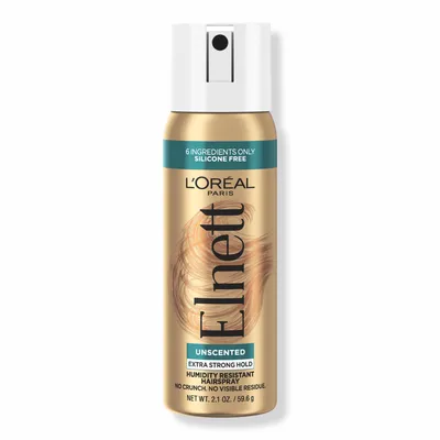 L'Oreal Travel Size Elnett Satin Extra Strong Hold, Light Hairspray Unscented