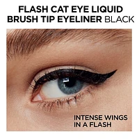 Infallible Flash Cat Eye Waterproof Liquid Eyeliner - Black