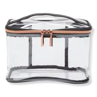 Tartan + Twine Basics Clear Train Case