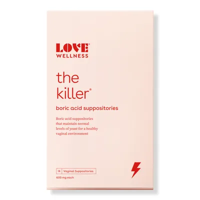 Love Wellness The Killer: Boric Acid Vaginal Suppositories