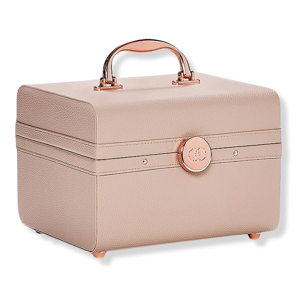 Caboodles Beige Lifestyle Train Case