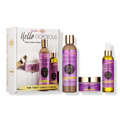 Naturalicious Hello Gorgeous Hair Care System (For Tight Curls & Coils)
