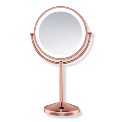 Conair Rose Gold Vanity LED Double-Sided 1X/10X Magnification Mirror