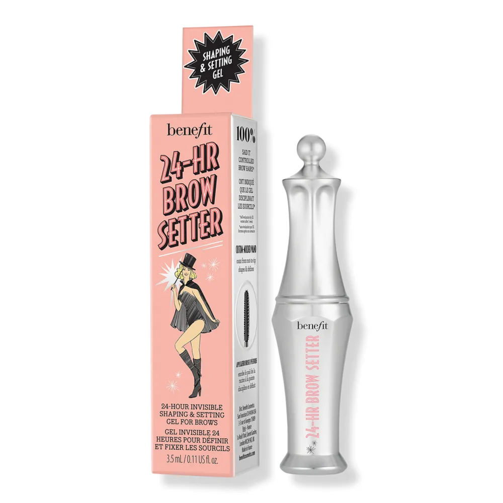 Benefit Cosmetics 24-HR Brow Setter Clear Eyebrow Gel with Lamination Effect Mini
