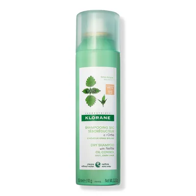 Klorane Oil-Control Dry Shampoo with Nettle for Dark Hair