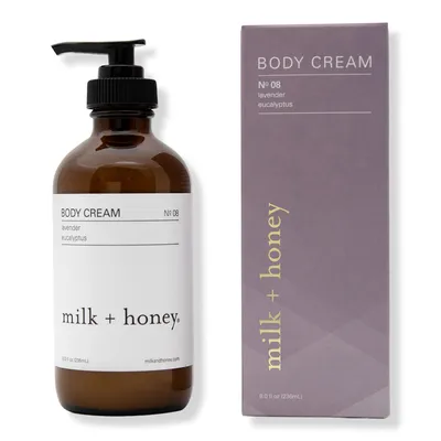 Milk + Honey Lavender, Eucalyptus Body Cream No. 08