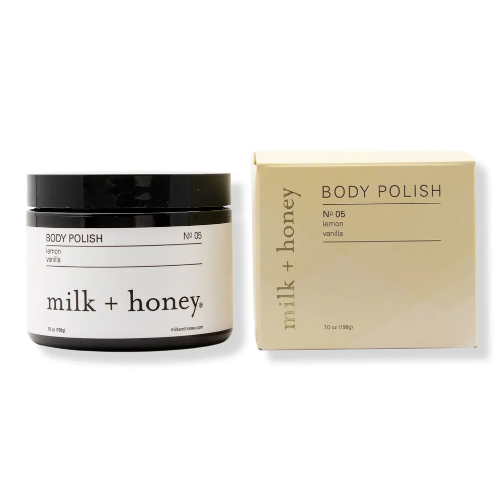 Milk + Honey Lemon, Vanilla Body Polish No.05