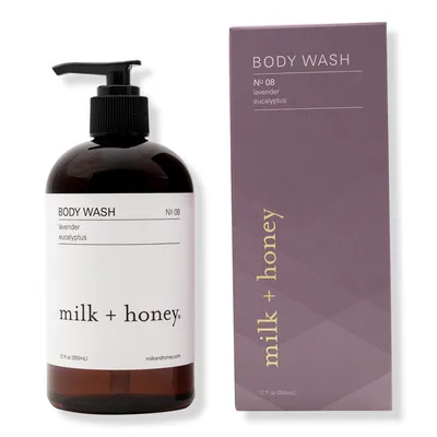 Milk + Honey Lavender, Eucalyptus Body Wash No.08