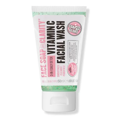 Soap & Glory Travel Size Face Soap & Clarity 3-in-1 Daily Vitamin C Facial Wash