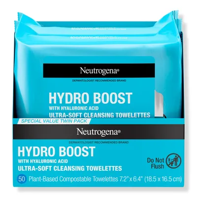 Neutrogena Hydro Boost Cleansing Towelettes Twin Pack