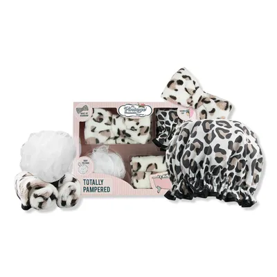 The Vintage Cosmetic Company Leopard Print Totally Pampered Gift Set