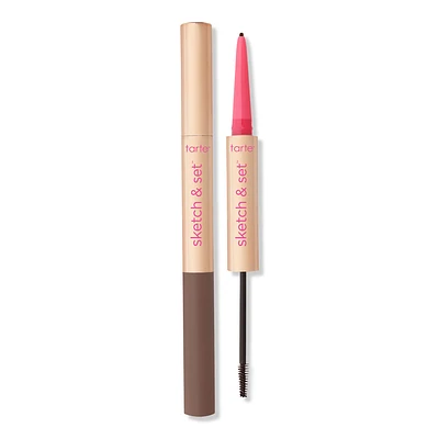 Big Ego Sketch & Set Brow Pencil & Tinted Gel - Med Cool Brown