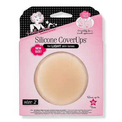 Hollywood Fashion Secrets Silicone CoverUps 2, Self-Adhesive Nipple Concealers