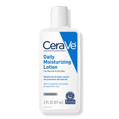 CeraVe Travel Size Daily Body and Face Moisturizing Lotion for Balanced to Dry Skin