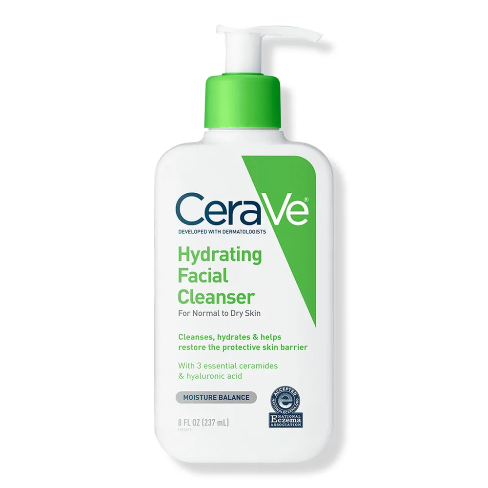CeraVe Hydrating Facial Cleanser for Balanced to Dry Skin