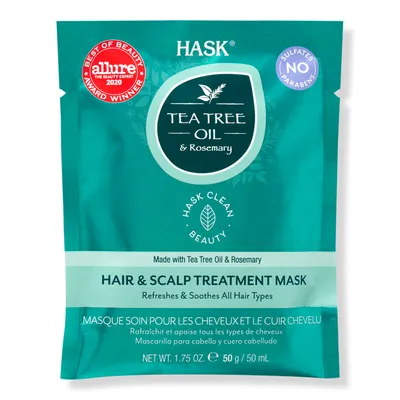 Hask Tea Tree Oil & Rosemary Hair & Scalp Treatment Mask Packette