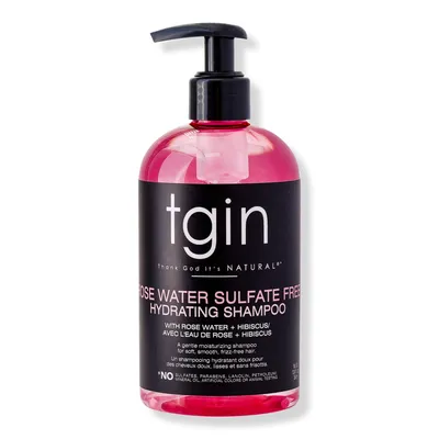 tgin Rose Water Sulfate-Free Hydrating Shampoo