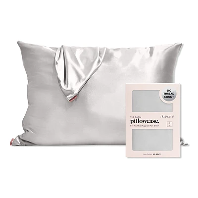 Satin Pillowcase - Silver