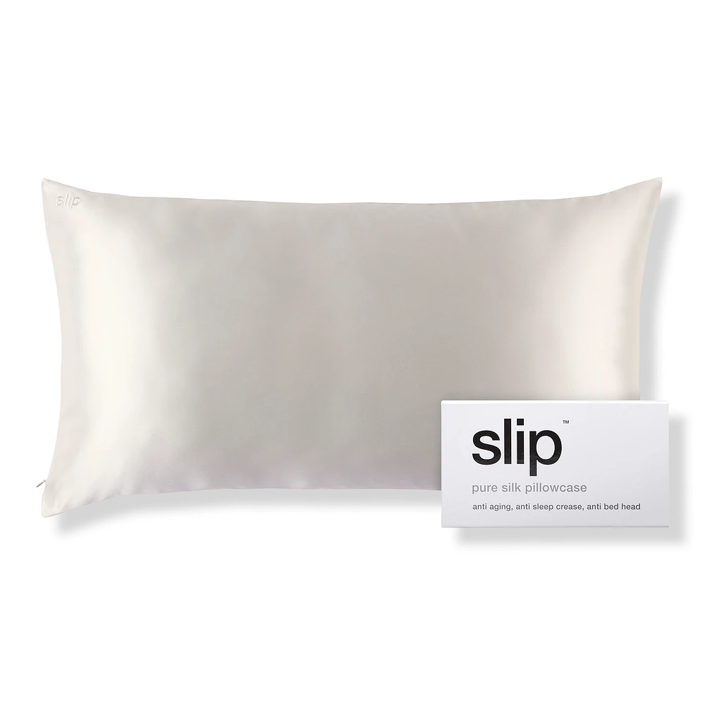 Pure Silk King Pillowcase - White