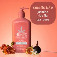 Sweet Jasmine & Rose Smoothing Herbal Body Moisturizer With Collagen