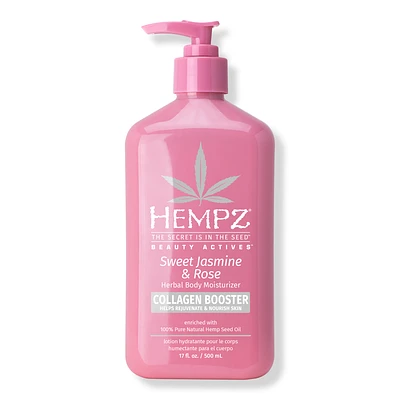 Sweet Jasmine & Rose Smoothing Herbal Body Moisturizer With Collagen